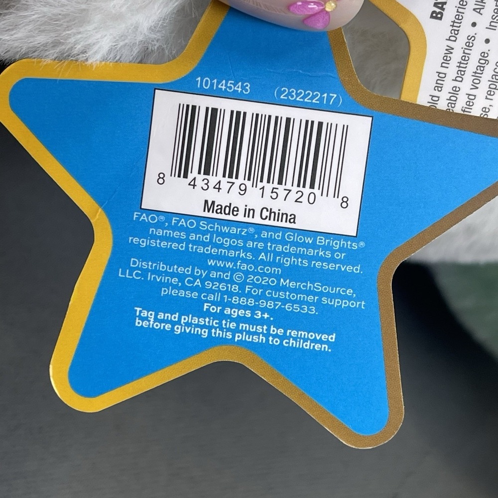 FAO Schwarz Glow Brights Meowmaid Mermaid Cat Plush Lights & Sounds NWT , VIDEO - Picture 6 of 16